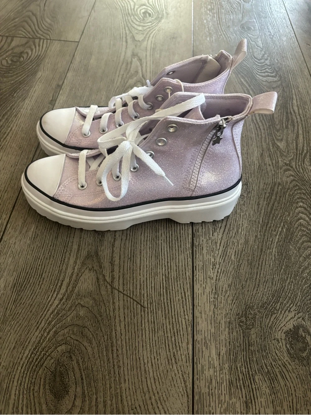 Converse Kids Glitter de los High-Top Sneakers